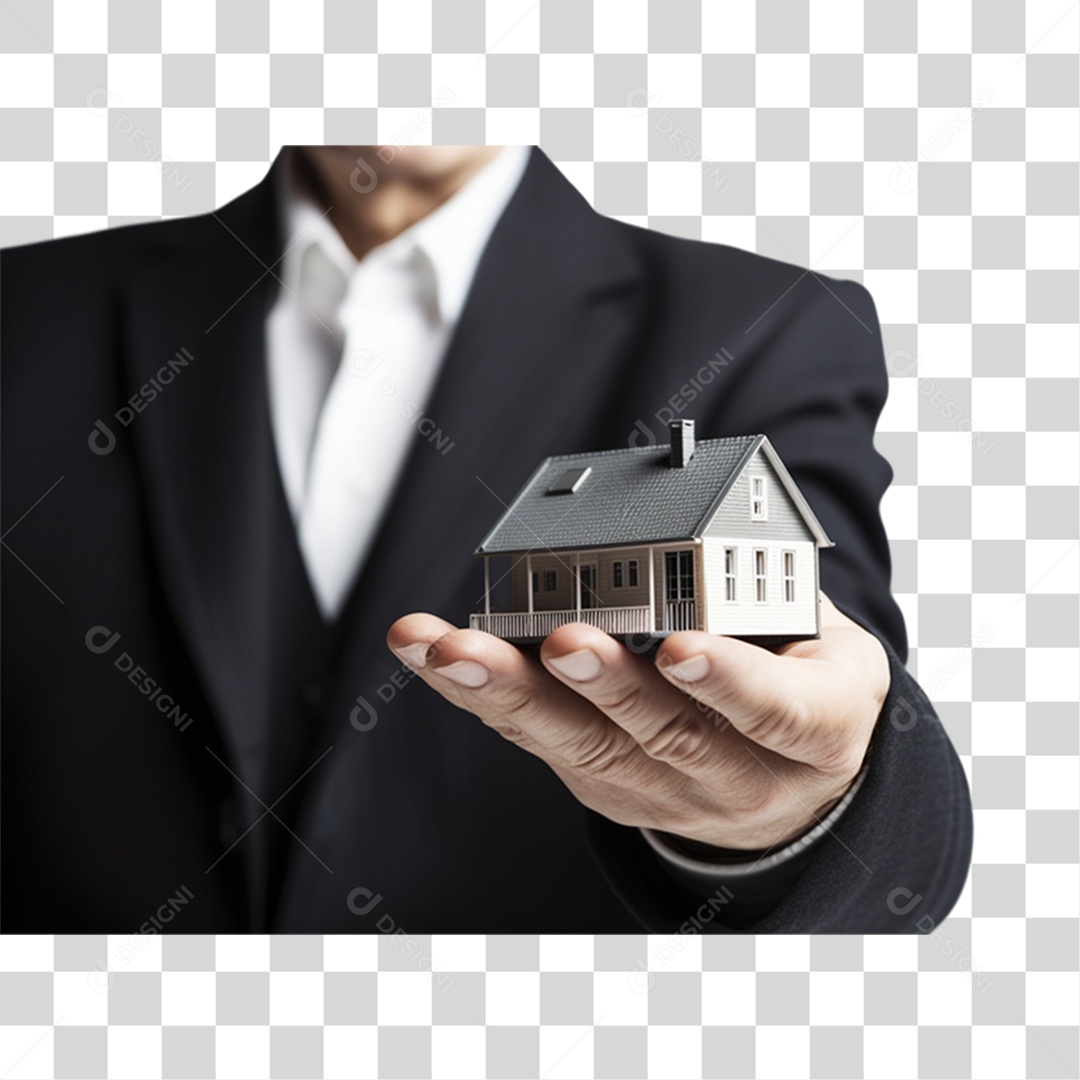 Imobiliária Casa em Miniatura PNG Transparente