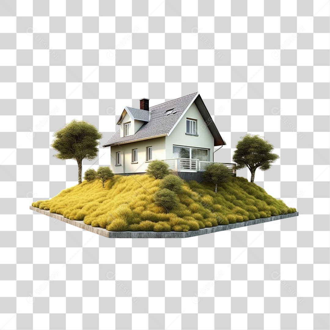 Imobiliária Casa em Miniatura PNG Transparente