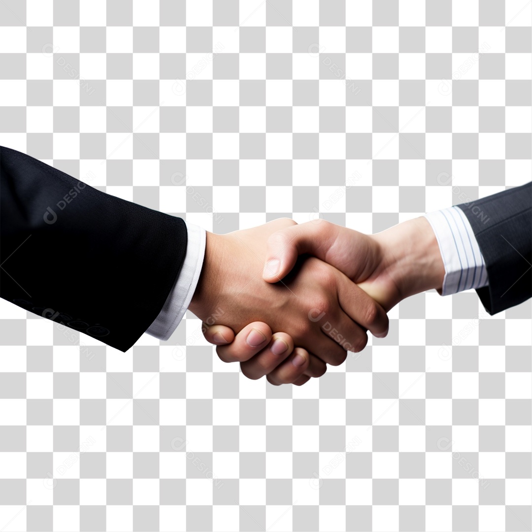 Duas Pessoas Apertando as Mãos PNG Transparente