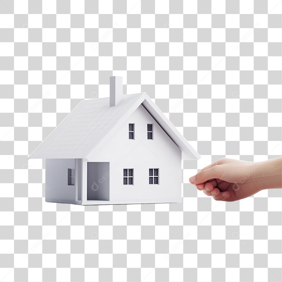 Imobiliária Casa em Miniatura PNG Transparente