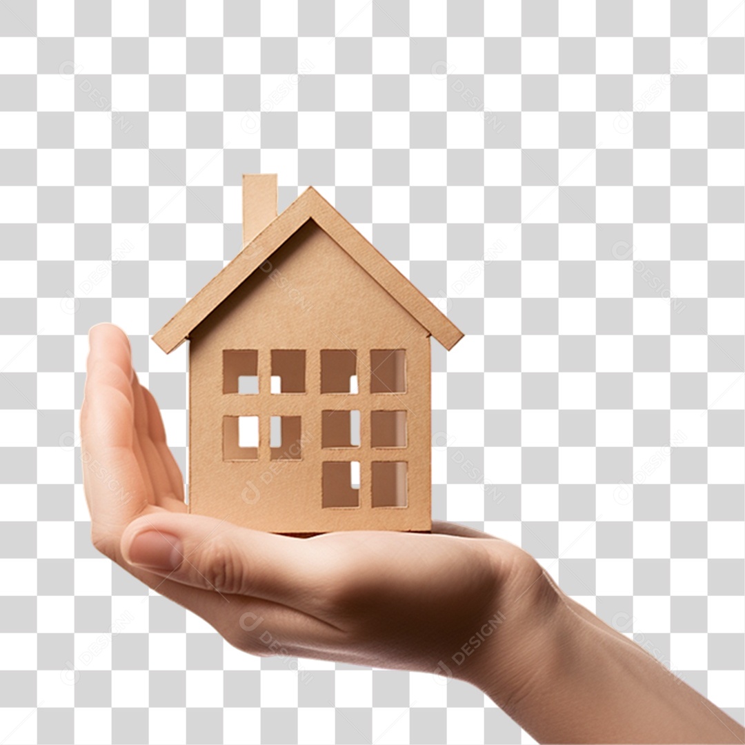 Imobiliária Casa em Miniatura PNG Transparente