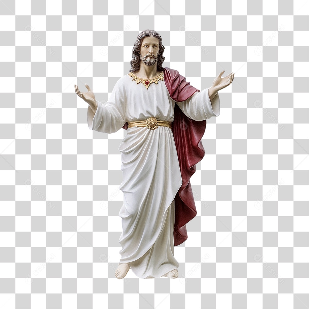 Objeto 3DJesus Cristo Composição PNG Transparente