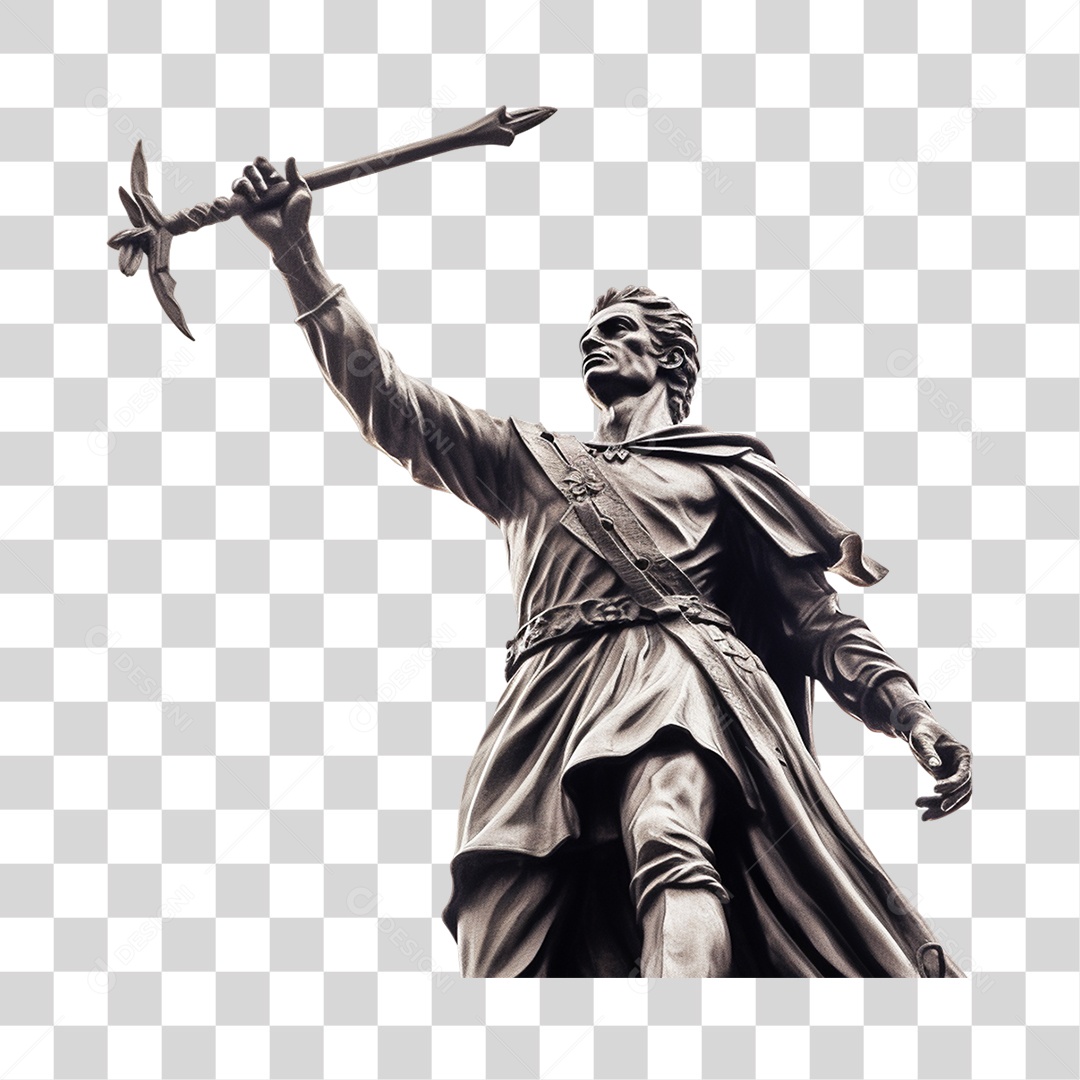 Objeto 3D São Longuim Composição PNG Transparente