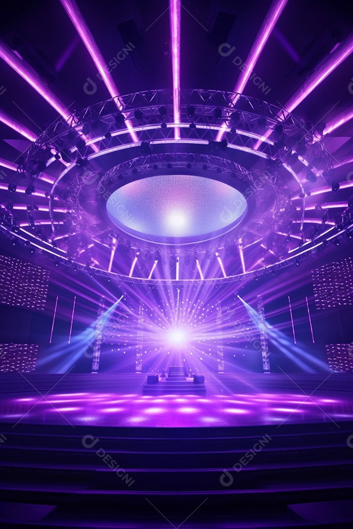 Fundo palco para Cenário futurístico