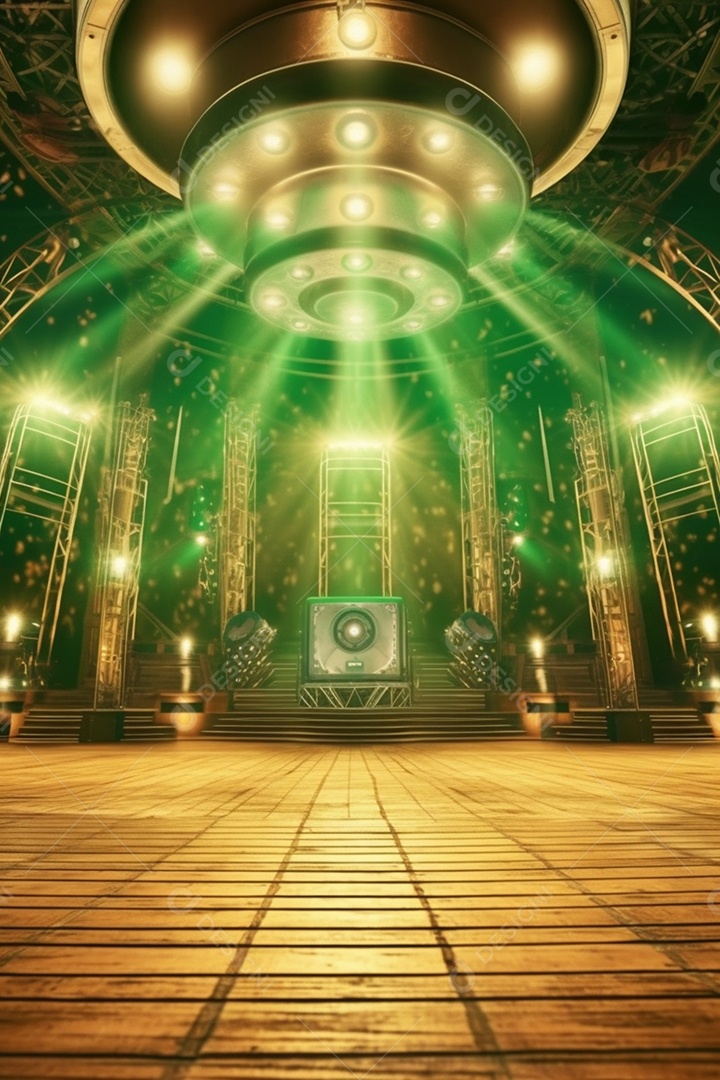 Fundo palco para Cenário futurístico