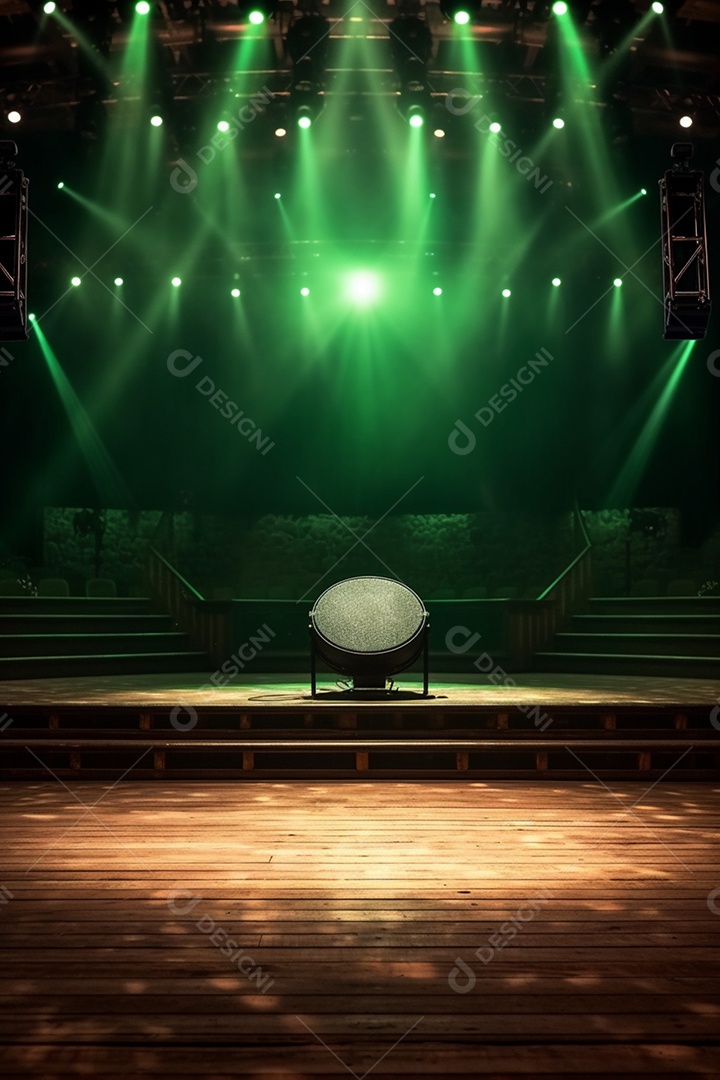 Fundo palco para Cenário futurístico