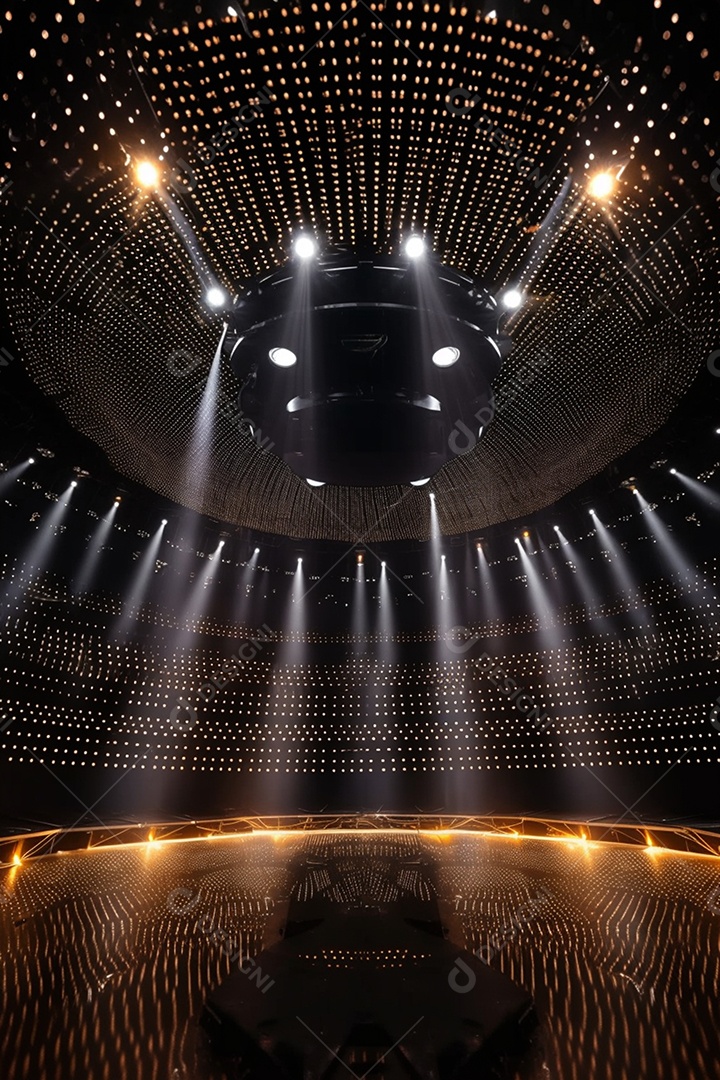 Fundo palco para Cenário futurístico