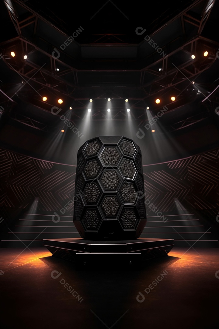 Fundo palco para Cenário futurístico