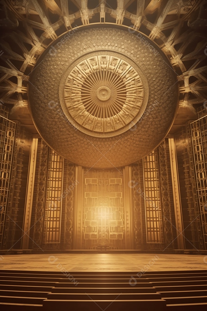 Fundo palco para Cenário futurístico