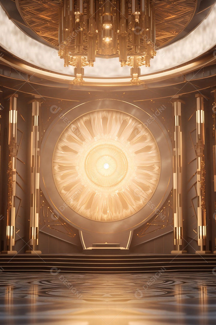 Fundo palco para Cenário futurístico