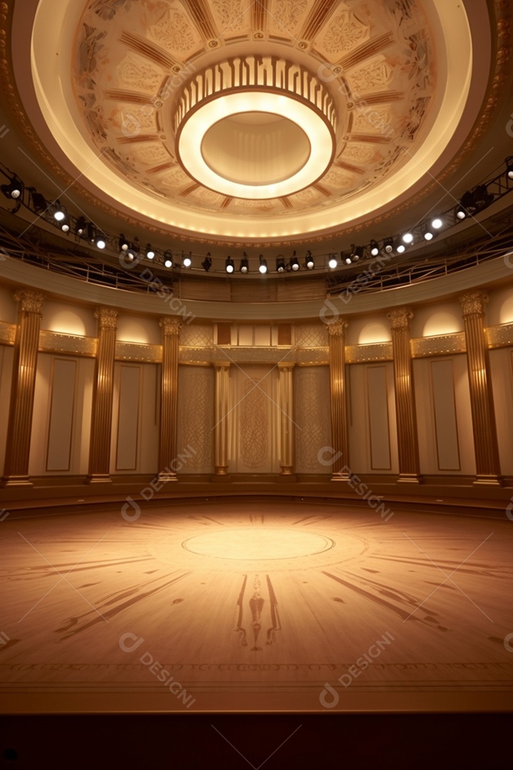 Fundo palco para Cenário futurístico