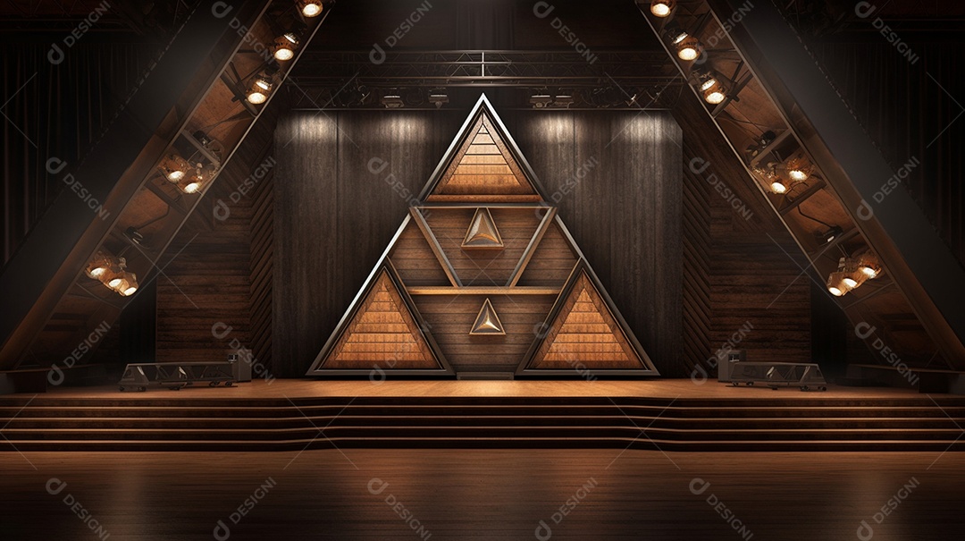 Fundo palco para Cenário futurístico