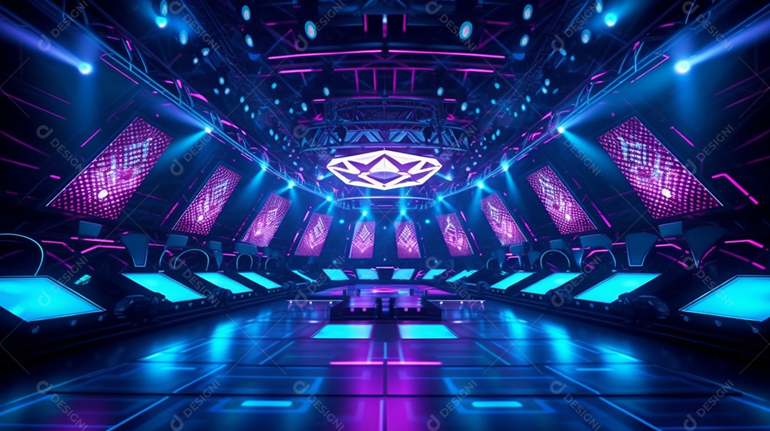 Fundo para Cenário Realista futurístico