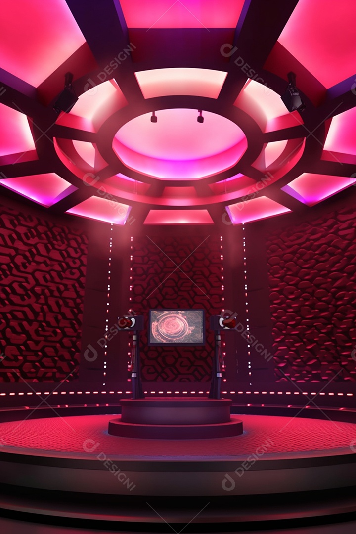 Fundo para Cenário Realista futurístico