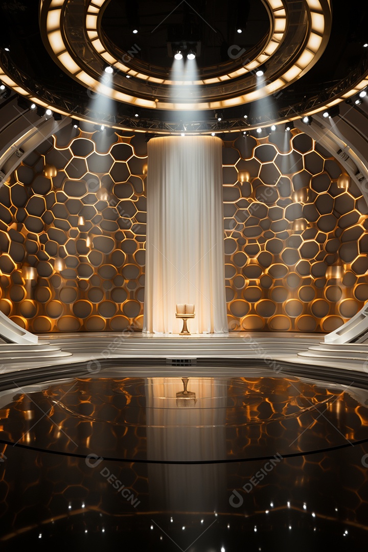 Fundo para cenário futurístico iluminado