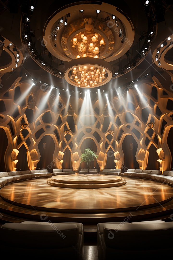 Fundo para cenário futurístico iluminado