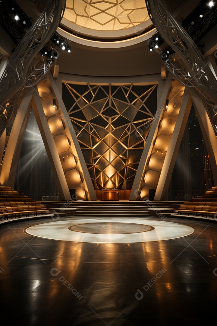 Fundo para cenário futurístico iluminado