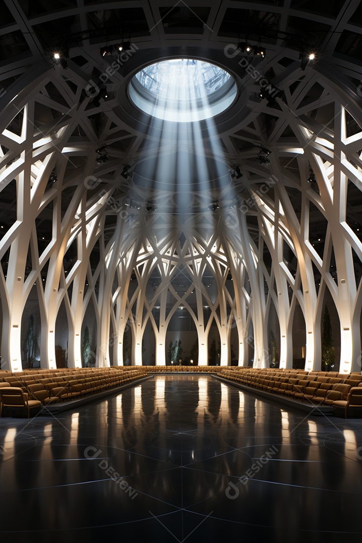 Fundo para cenário futurístico iluminado