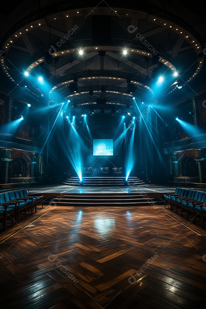 Fundo para cenário futurístico iluminado