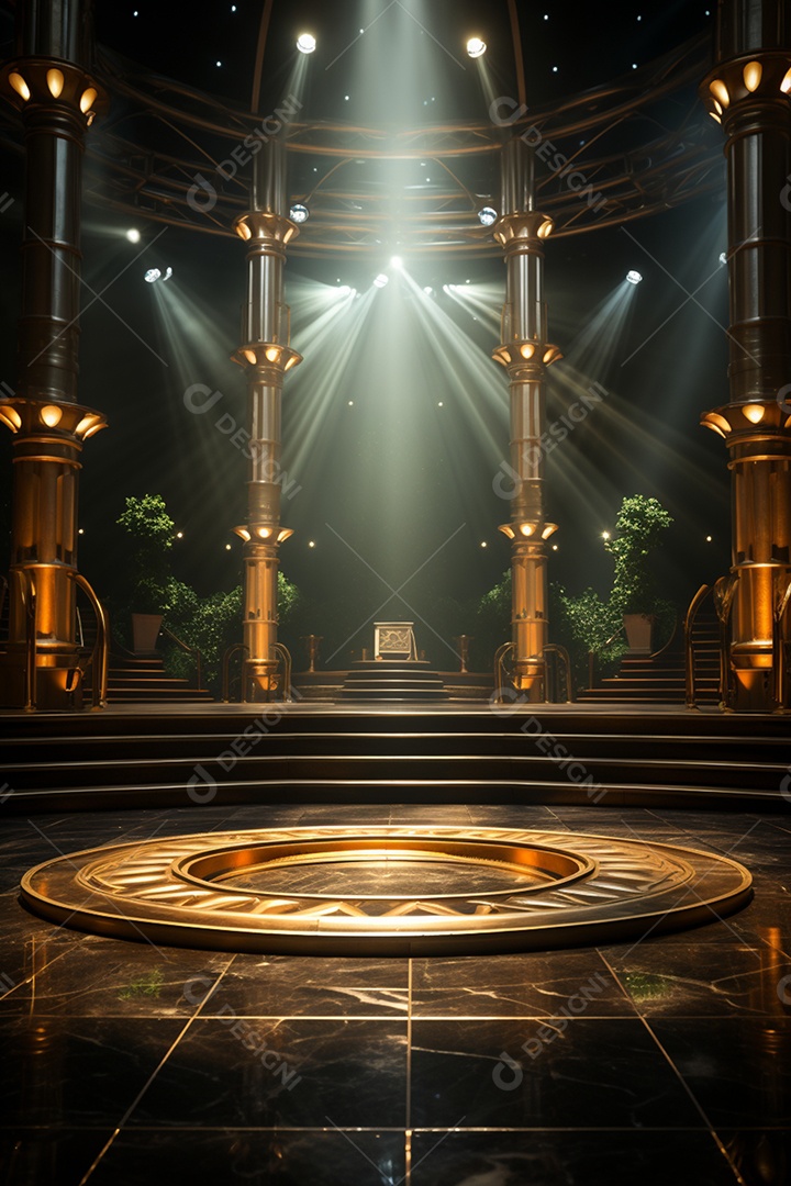 Fundo para cenário futurístico iluminado