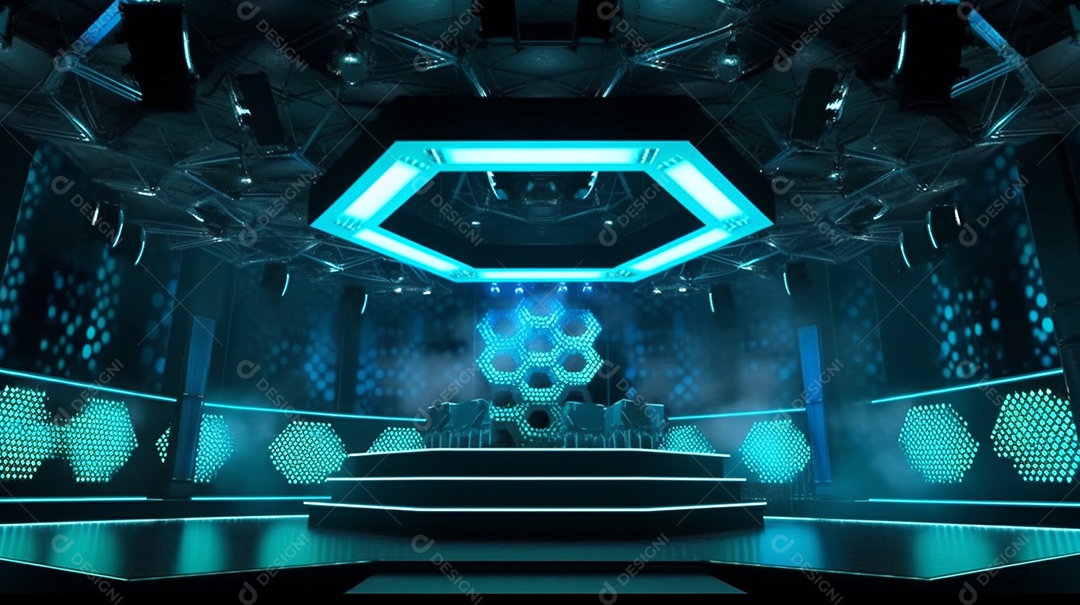 Fundo para cenário futurístico iluminado