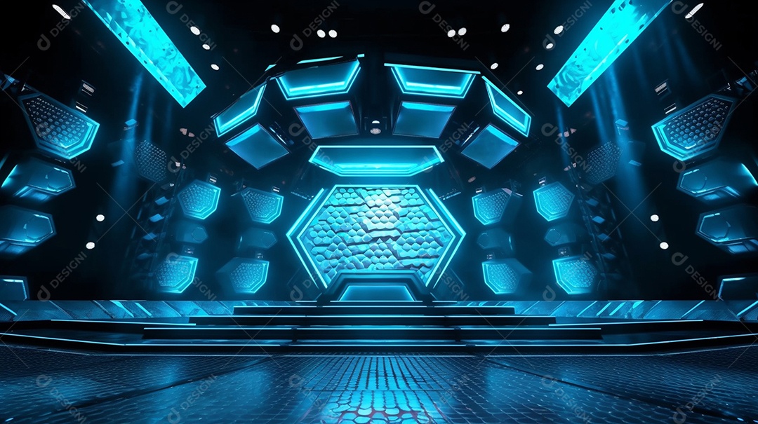 Fundo para cenário futurístico iluminado