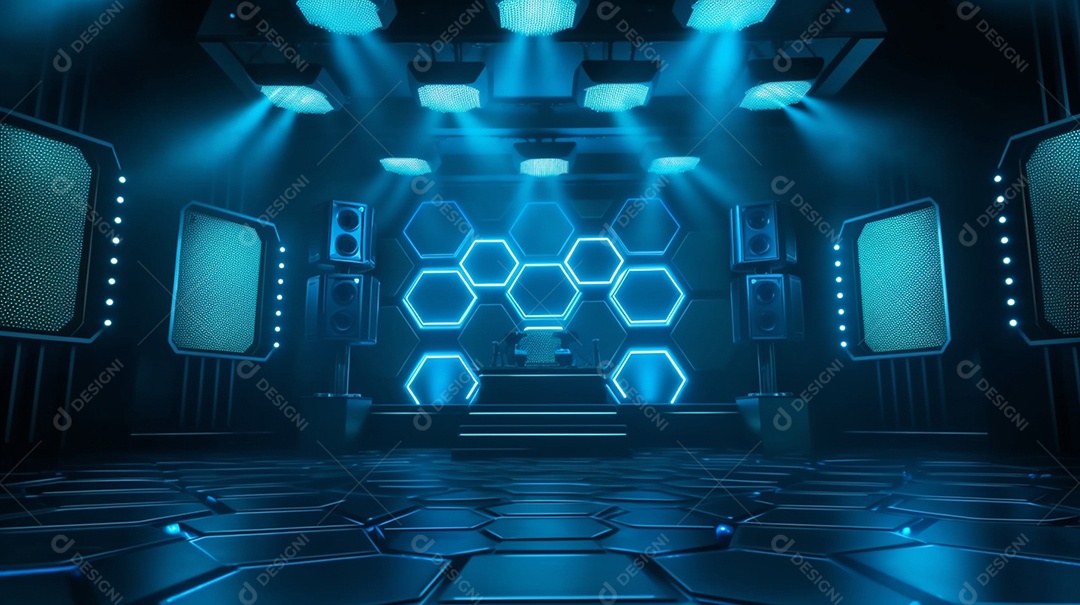 Fundo para cenário futurístico iluminado