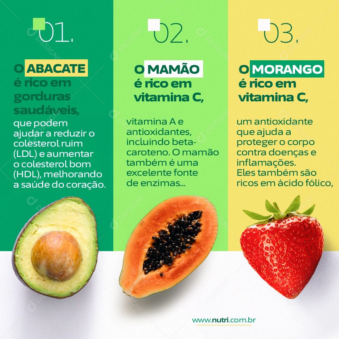 Horários de Consulta Nutricionista Social Media PSD Editável