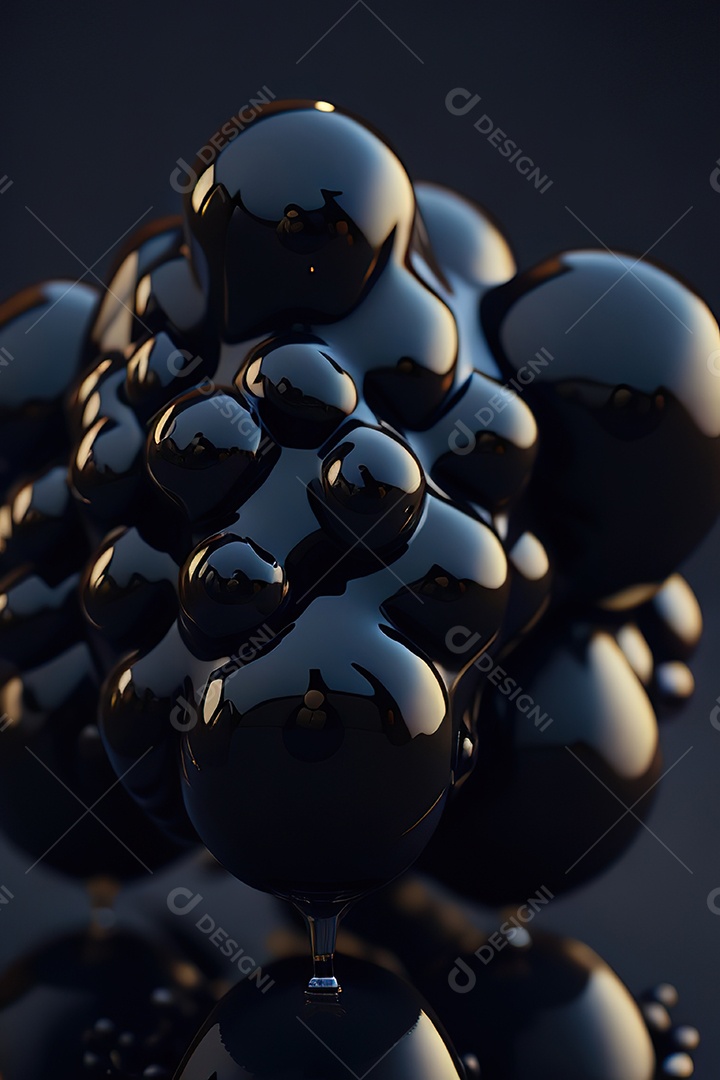 Model black symmetrical background