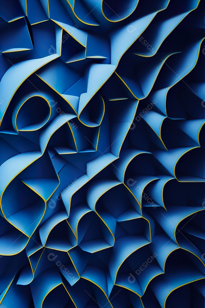 Padrão de carbono com azul