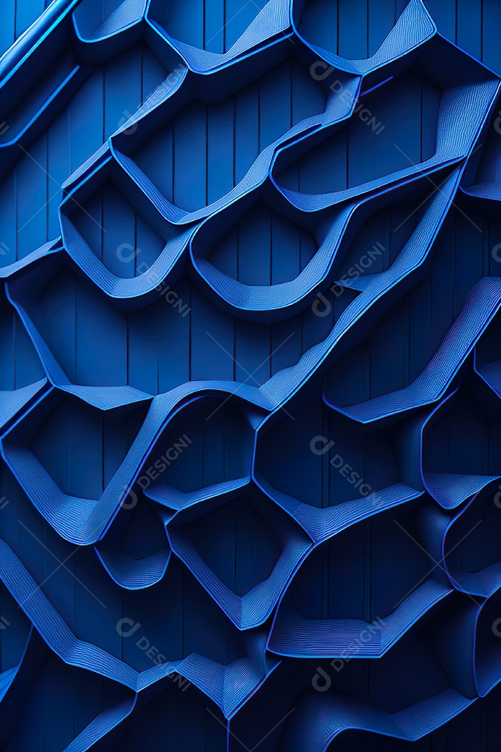 Padrão de carbono com azul