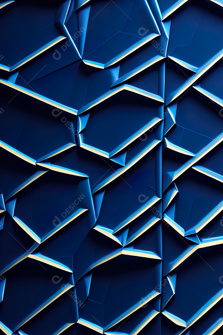 Padrão de carbono com azul