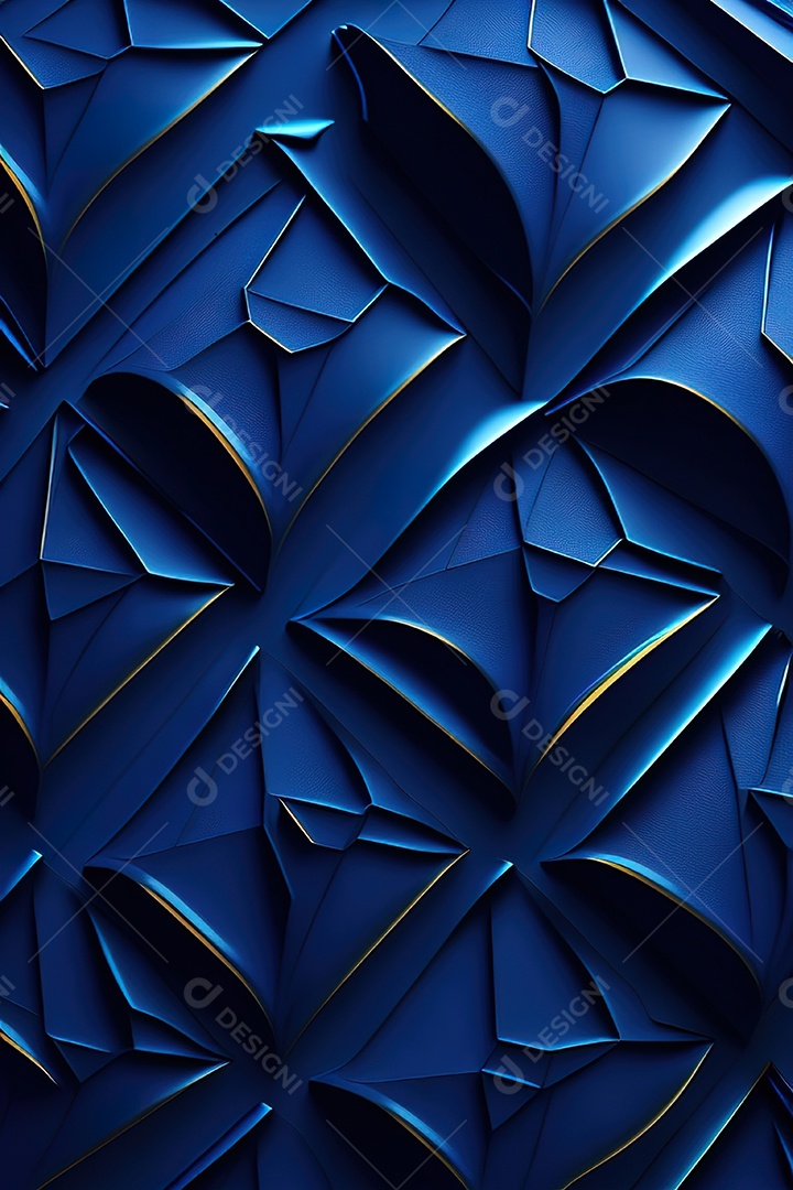 Padrão de carbono com azul