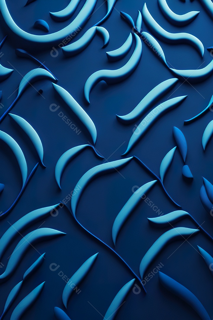 Padrão de carbono com azul