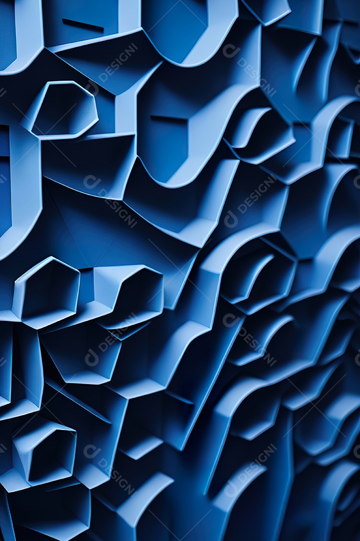 Padrão de carbono com azul