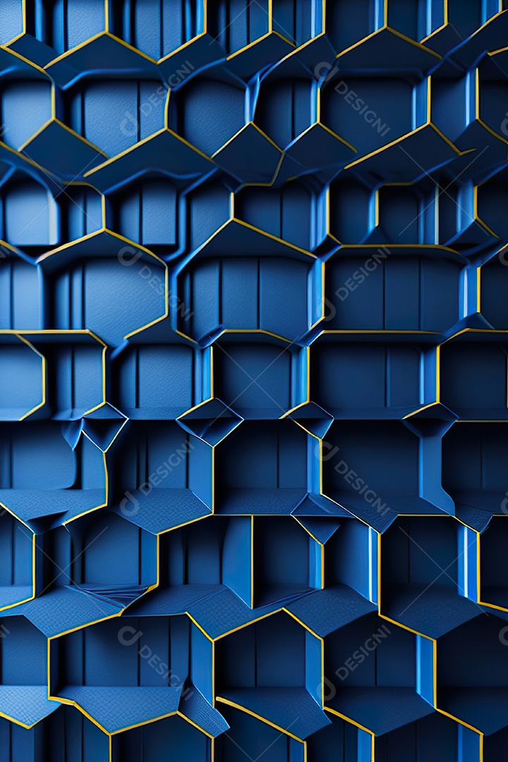 Padrão de carbono com azul