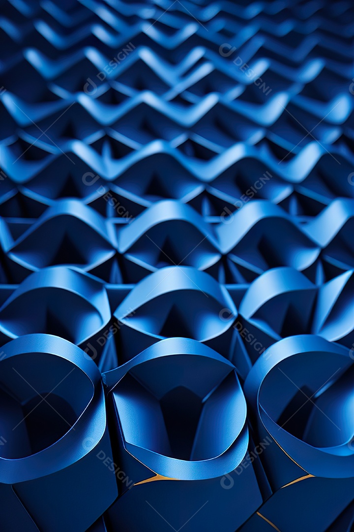 Padrão de carbono com azul