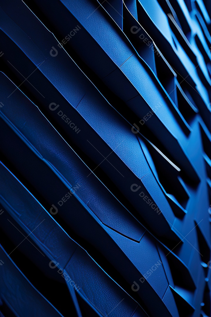 Padrão de carbono com azul