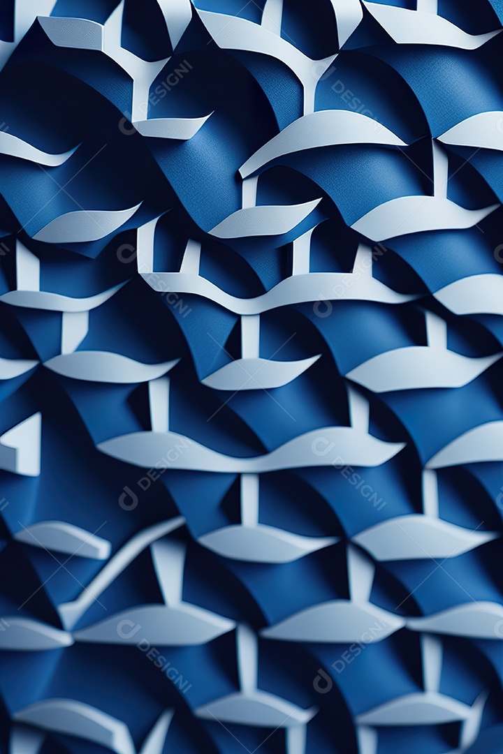 Padrão de carbono com azul