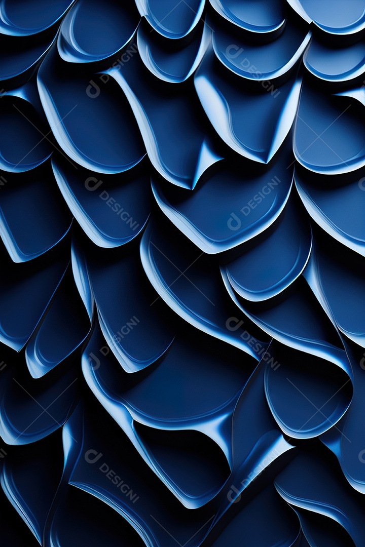 Padrão de carbono com azul