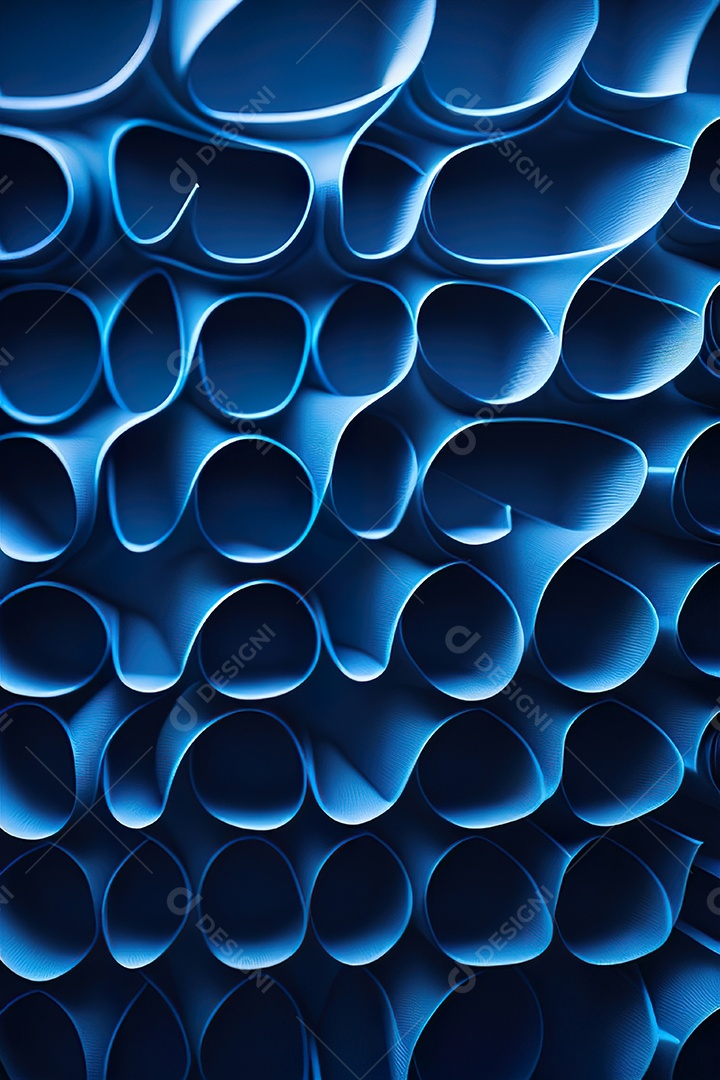 Padrão de carbono com azul