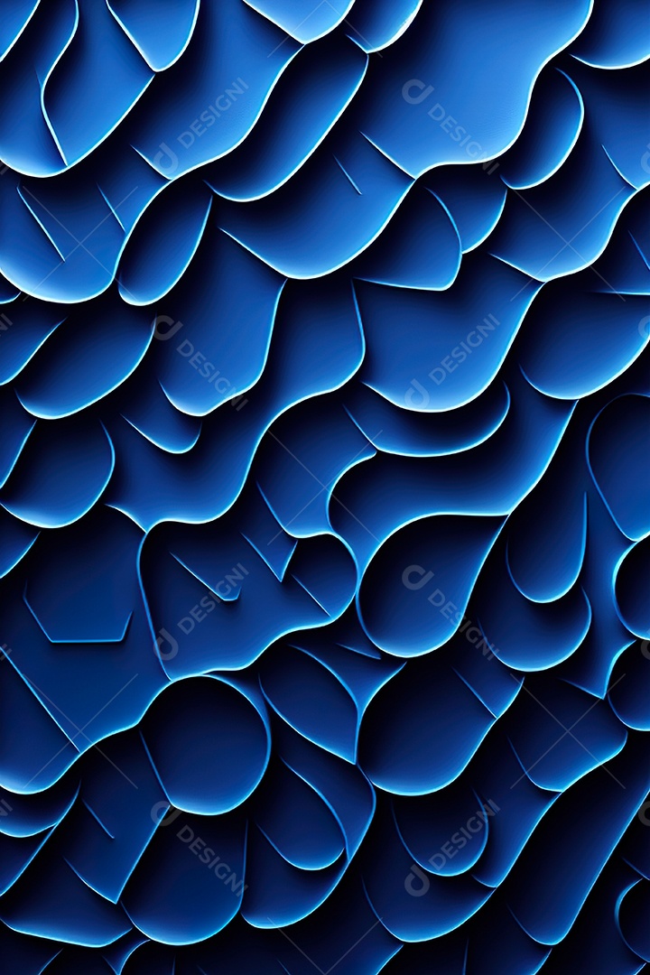 Padrão de carbono com azul