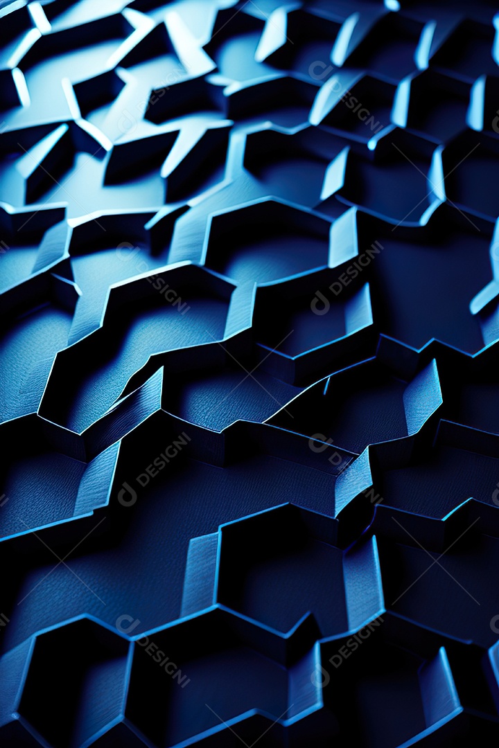 Padrão de carbono com azul