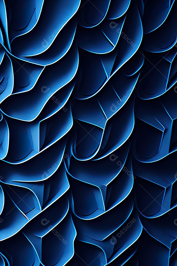 Padrão de carbono com azul