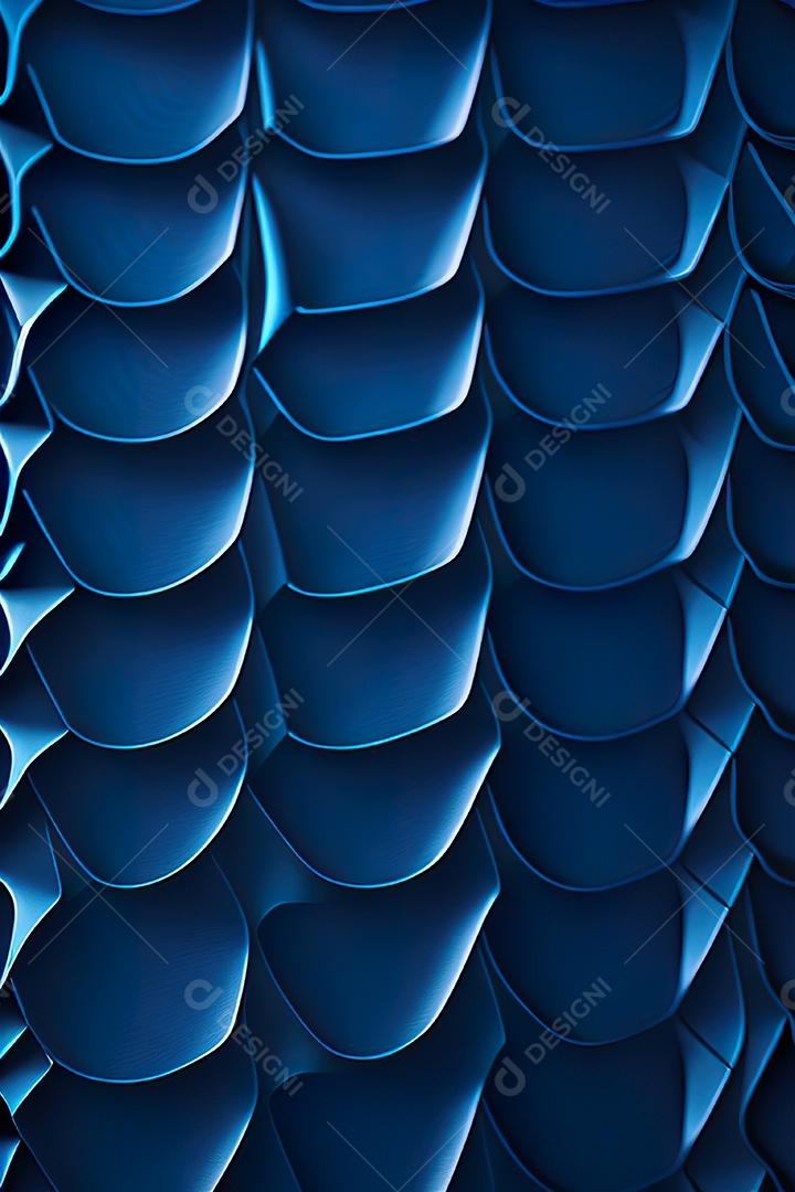 Padrão de carbono com azul