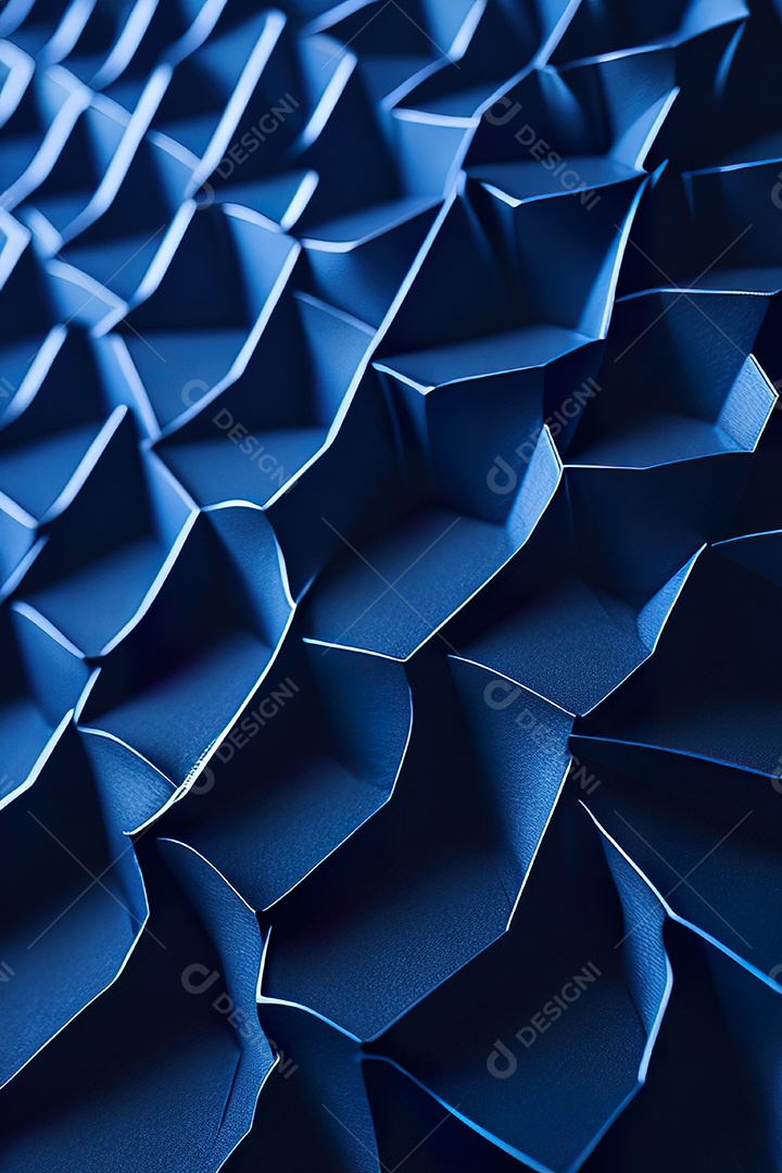 Padrão de carbono com azul