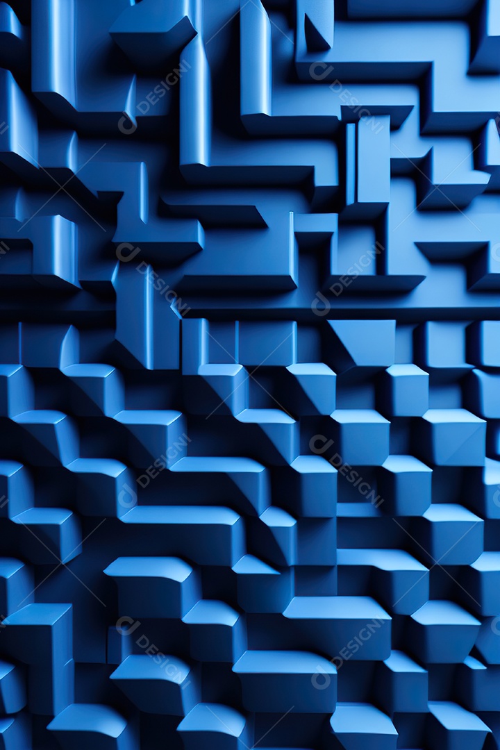 Padrão de carbono com azul