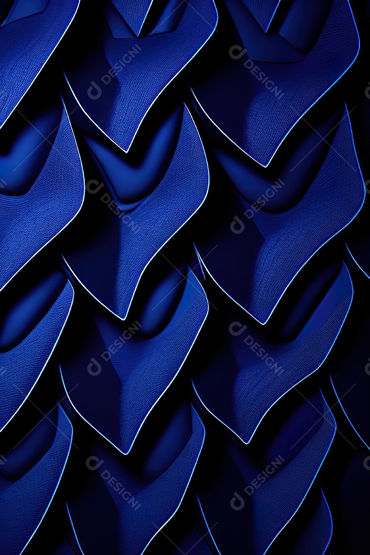 Padrão de carbono com azul