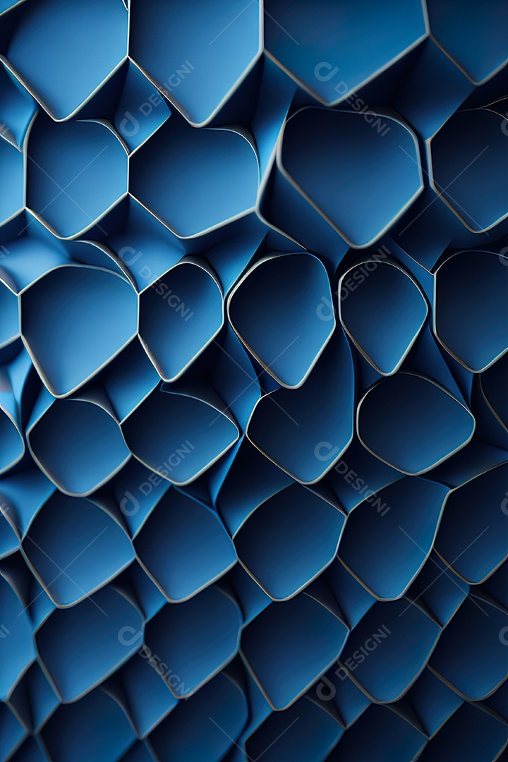 Padrão de carbono com azul