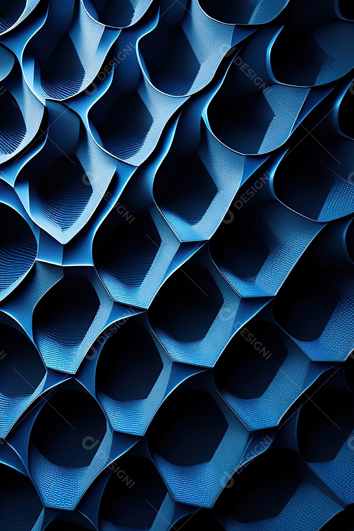 Padrão de carbono com azul